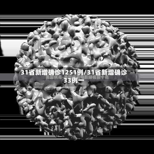31省新增确诊1251例/31省新增确诊33例一