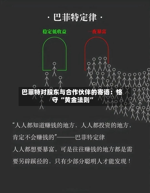 巴菲特对股东与合作伙伴的寄语：恪守 “黄金法则”-第3张图片