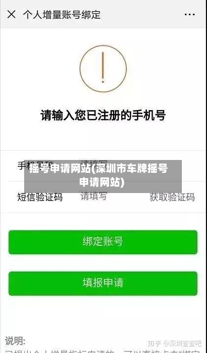 摇号申请网站(深圳市车牌摇号申请网站)-第2张图片