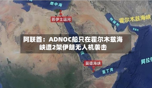 阿联酋：ADNOC船只在霍尔木兹海峡遭2架伊朗无人机袭击