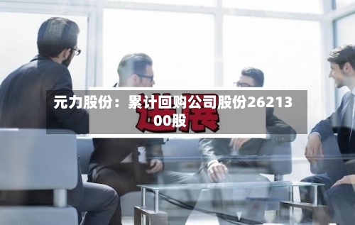 元力股份：累计回购公司股份2621300股