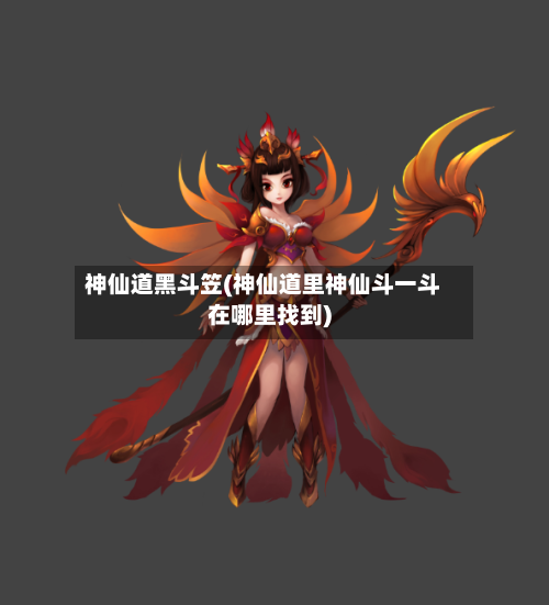 神仙道黑斗笠(神仙道里神仙斗一斗在哪里找到)