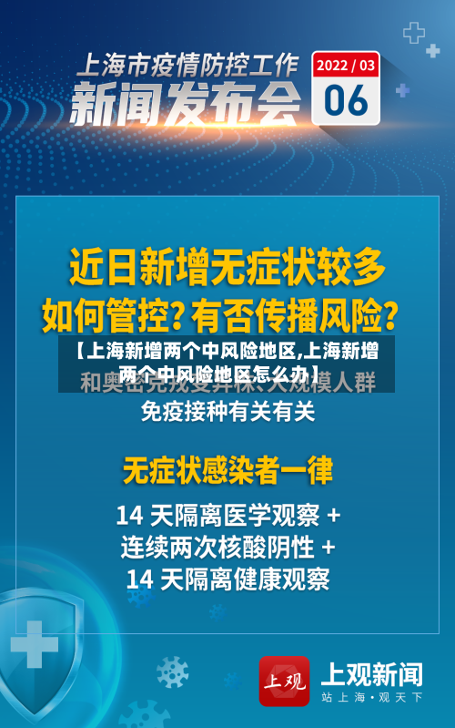【上海新增两个中风险地区,上海新增两个中风险地区怎么办】-第2张图片