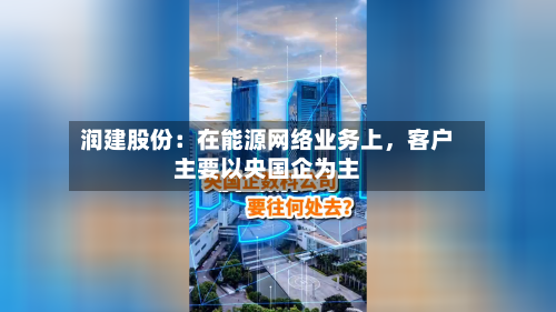 润建股份：在能源网络业务上，客户主要以央国企为主