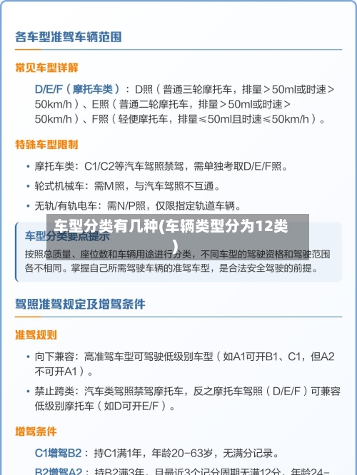 车型分类有几种(车辆类型分为12类)-第2张图片