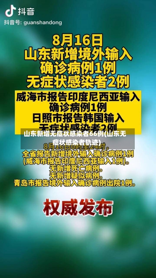 山东新增无症状感染者66例(山东无症状感染者轨迹)-第2张图片
