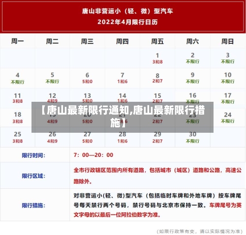 【唐山最新限行通知,唐山最新限行措施】-第2张图片