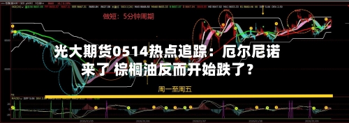 光大期货0514热点追踪：厄尔尼诺来了 棕榈油反而开始跌了？