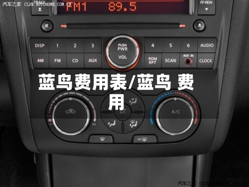 蓝鸟费用表/蓝鸟 费用