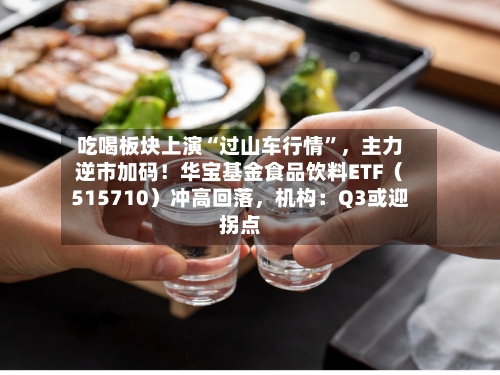 吃喝板块上演“过山车行情”,主力逆市加码!华宝基金食品饮料ETF(515710)冲高回落,机构:Q3或迎拐点
