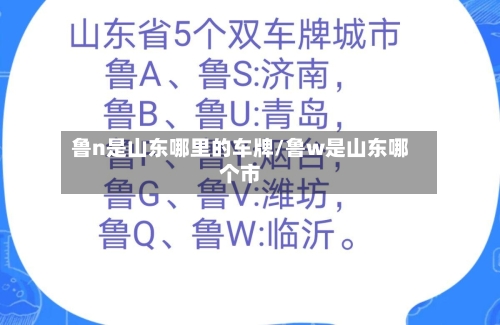鲁n是山东哪里的车牌/鲁w是山东哪个市