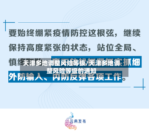 天津多地调整风险等级/天津多地调整风险等级的通知-第2张图片