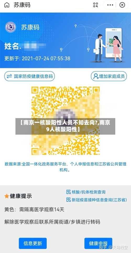 【南京一核酸阳性人员不知去向?,南京9人核酸阳性】-第3张图片