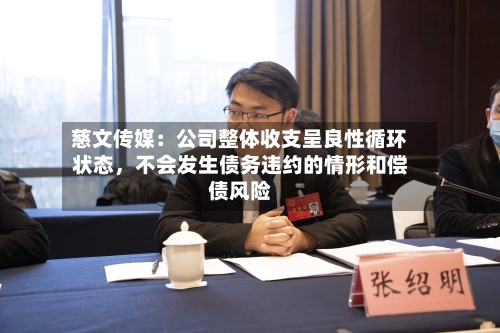 慈文传媒：公司整体收支呈良性循环状态，不会发生债务违约的情形和偿债风险-第2张图片