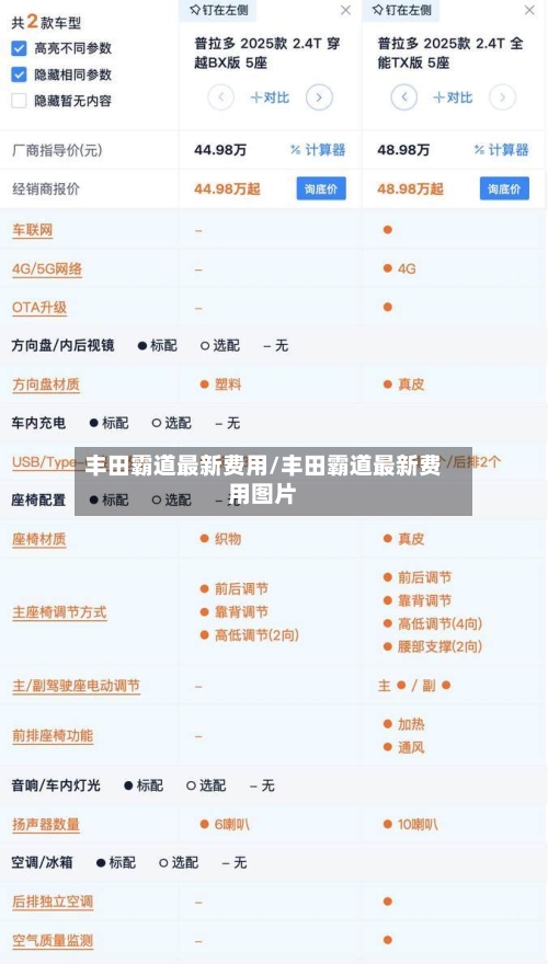 丰田霸道最新费用/丰田霸道最新费用图片-第3张图片