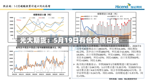 光大期货：5月19日有色金属日报-第3张图片