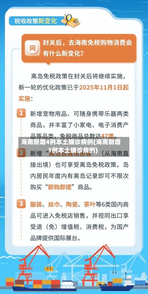 海南新增4例本土确诊病例(海南新增1例本土确诊病例)