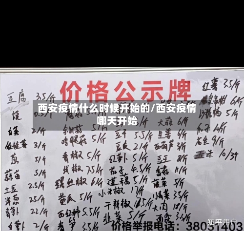 西安疫情什么时候开始的/西安疫情哪天开始-第3张图片