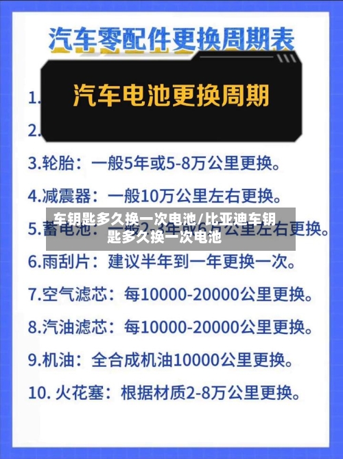 车钥匙多久换一次电池/比亚迪车钥匙多久换一次电池