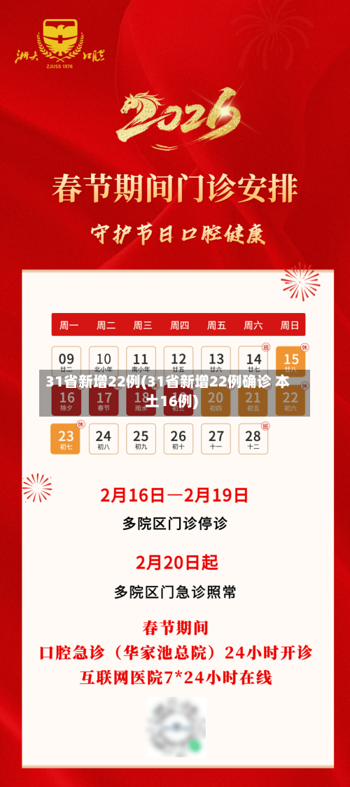 31省新增22例(31省新增22例确诊 本土16例)-第3张图片