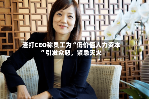 渣打CEO称员工为“低价值人力资本”引发众怒，紧急灭火-第2张图片
