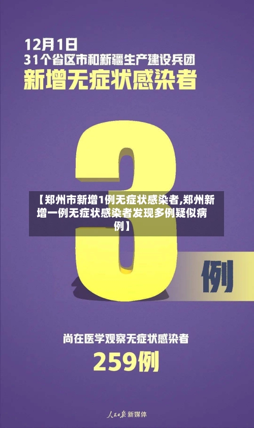 【郑州市新增1例无症状感染者,郑州新增一例无症状感染者发现多例疑似病例】