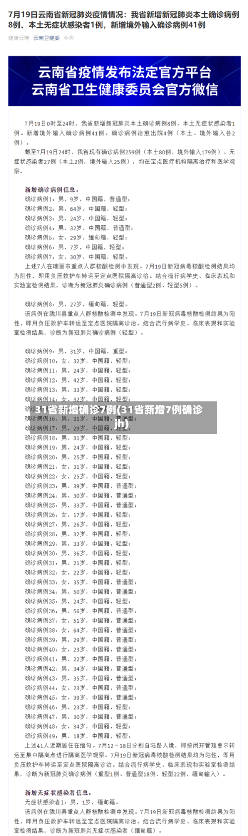 31省新增确诊7例(31省新增7例确诊jh)-第3张图片