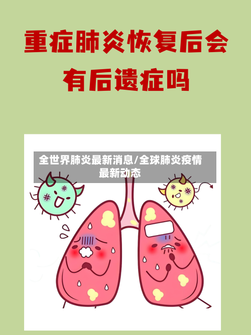 全世界肺炎最新消息/全球肺炎疫情最新动态-第3张图片
